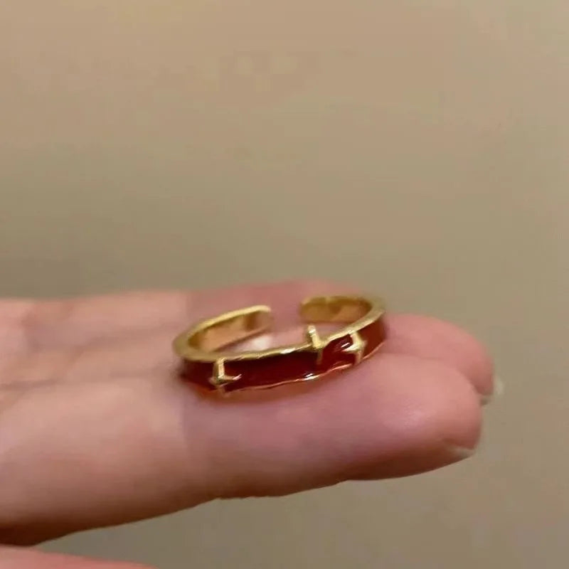 Veluna Stardust Ring – Zarter Kristallring für Damen