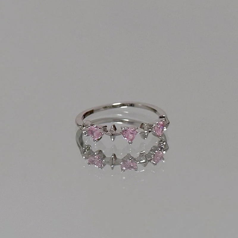 Veluna Stardust Ring – Zarter Kristallring für Damen