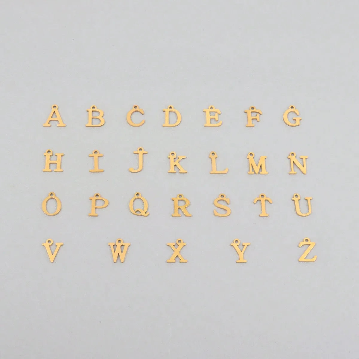Veluna Initial Halsketten Set – Elegante Damenkette mit Buchstaben Anhänger