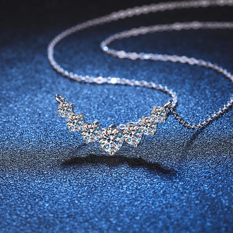Veluna Moissanite Elegance Halskette – Funkelnde Luxus Damenkette